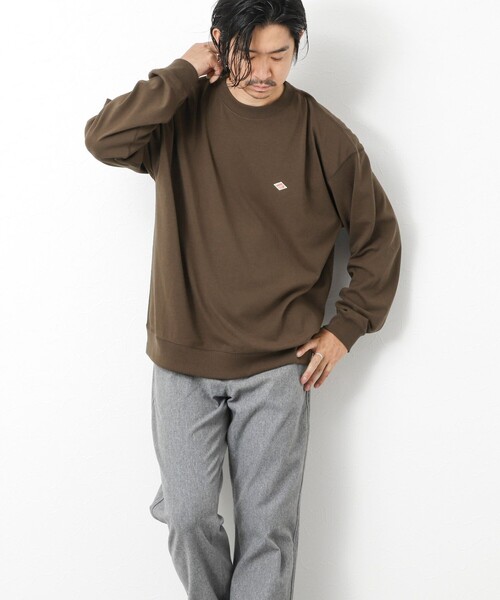 DANTON（ダントン）の「【DANTON/ダントン】DT-C0204 SWEAT T-SHIRTS 25AW（Tシャツ/カットソー・メンズ・キナリ/グレイッシュベージュ/ダークブラウン/ブラック・S/M/L/XL）」の17枚目の写真