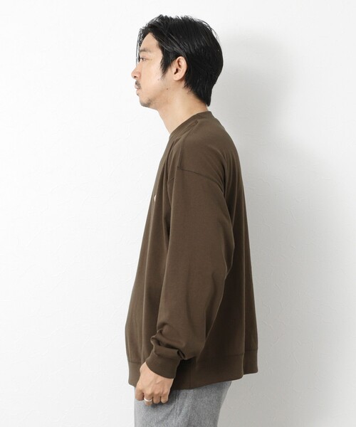 DANTON（ダントン）の「【DANTON/ダントン】DT-C0204 SWEAT T-SHIRTS 25AW（Tシャツ/カットソー・メンズ・キナリ/グレイッシュベージュ/ダークブラウン/ブラック・S/M/L/XL）」の19枚目の写真