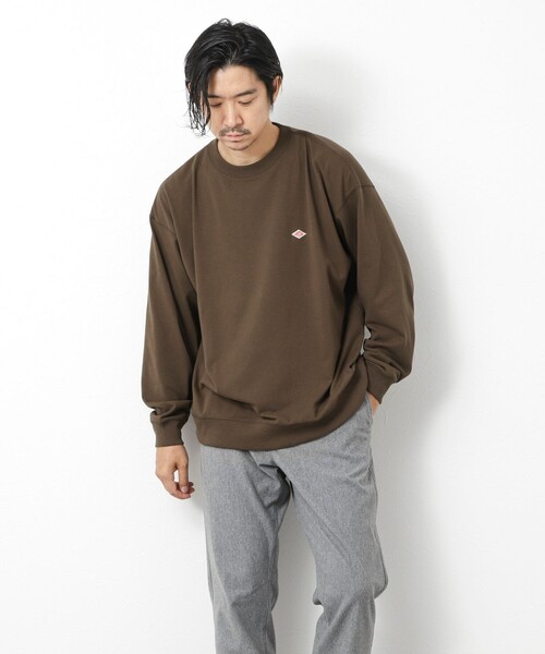 DANTON（ダントン）の「【DANTON/ダントン】DT-C0204 SWEAT T-SHIRTS 25AW（Tシャツ/カットソー・メンズ・キナリ/グレイッシュベージュ/ダークブラウン/ブラック・S/M/L/XL）」の21枚目の写真