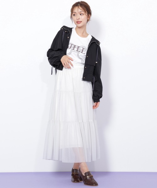 セール】◇ラメチュールティアードスカート（スカート）｜JILL by JILL