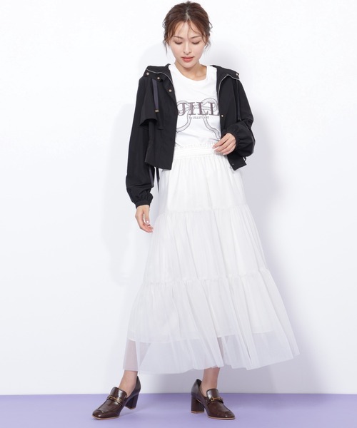 JILL by JILL STUART(ジルバイジルスチュアート)の「◇ラメチュールティアードスカート(スカート・レディース・ピンク/グレー/ホワイト・FREE)」の16枚目の写真