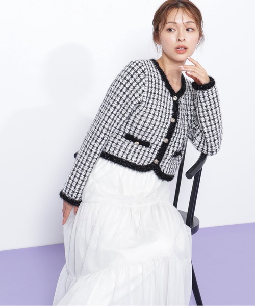 JILL by JILL STUART(ジルバイジルスチュアート)の「◇ラメチュールティアードスカート(スカート・レディース・ピンク/グレー/ホワイト・FREE)」の14枚目の写真