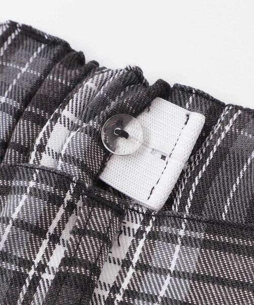 ZIDDY(ジディ)の「合皮ベルト付きチェックスカパン(130~160cm)(スカート・キッズ・ブラック系その他/ブラウン系その他・FREE/130cm/140cm/150cm)」の19枚目の写真