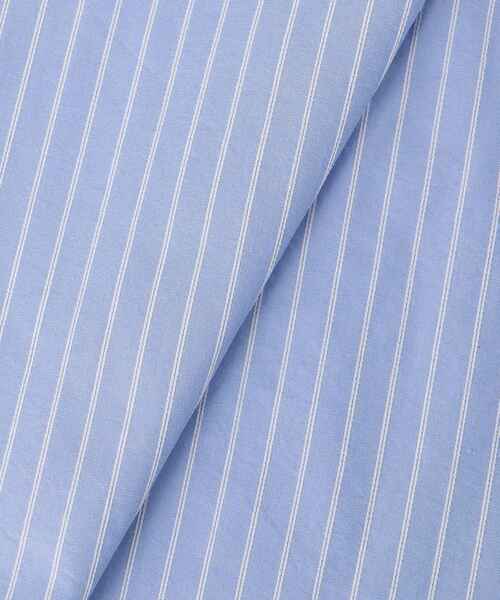 le.coeur blanc(ルクールブラン)の「《WEB限定アイテム》バックギャザーストライプオーバーシャツ(シャツ/ブラウス・レディース・ブラウン系その他2/ホワイト系その他2/ブルー系その他2/ブルー系その他3・38)」の14枚目の写真