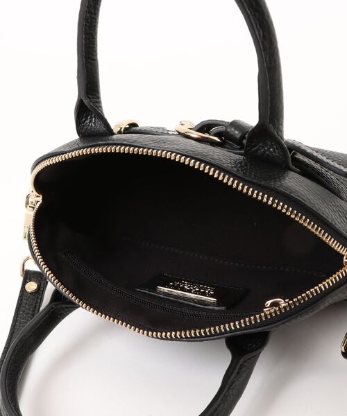 RIPANI】センターベルトレザーハンドバッグ(Q56457)（ハンドバッグ