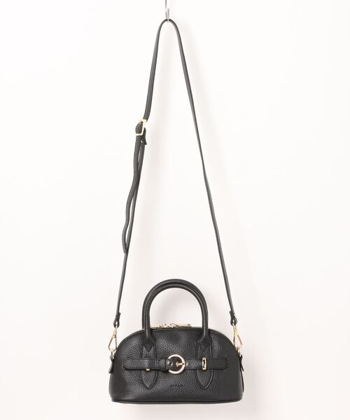 RIPANI（リパーニ）の「【RIPANI】センターベルトレザーハンドバッグ(Q56457)（ハンドバッグ・レディース・ライトグレー/ブラック・ALL）」の8枚目の写真