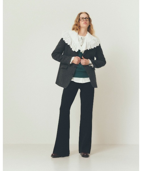 THE SHINZONE LACE COLLAR BLOUSE 25AMSBL02（シャツ/ブラウス