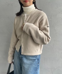 ORCIVAL | [ORCIVAL/オーシバル] クルーネック フリースカーディガン(カーディガン/ボレロ)