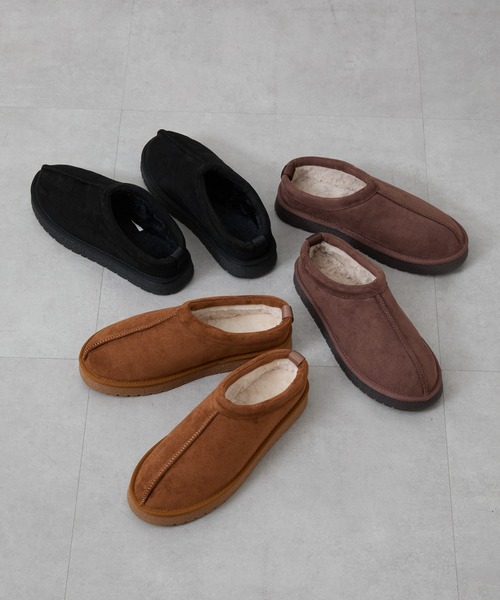COLONY 2139（コロニートゥーワンスリーナイン）の「ムートンスリッポン【men's】（ブーツ・メンズ・ブラック/キャメル/ブラウン・MEDIUM/LARGE）」の9枚目の写真