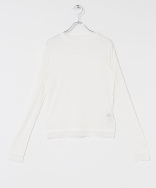 URBAN RESEARCH ROSSO WOMEN（アーバンリサーチ　ロッソ）の「シアードッキングカットソー（Tシャツ/カットソー・レディース・ネイビー/ライトブルー/オフホワイト・FREE）」の4枚目の写真