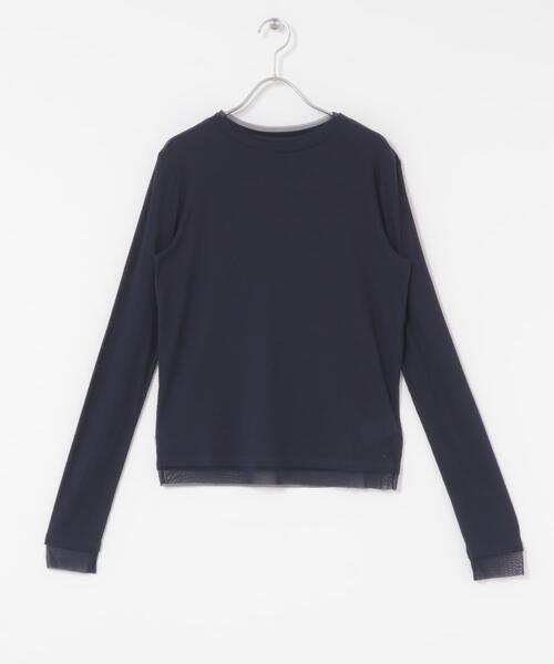 URBAN RESEARCH ROSSO WOMEN（アーバンリサーチ　ロッソ）の「シアードッキングカットソー（Tシャツ/カットソー・レディース・ネイビー/ライトブルー/オフホワイト・FREE）」の7枚目の写真