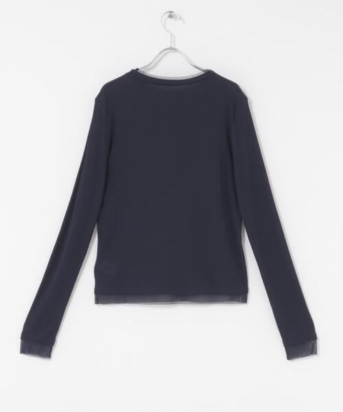 URBAN RESEARCH ROSSO WOMEN（アーバンリサーチ　ロッソ）の「シアードッキングカットソー（Tシャツ/カットソー・レディース・ネイビー/ライトブルー/オフホワイト・FREE）」の15枚目の写真