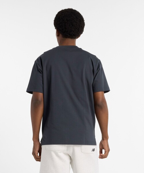 NEW BALANCE(ニューバランス)の「New Balance/ニューバランス S.O HWコットン S/S Tシャツ/MT43739(Tシャツ/カットソー・メンズ・ベージュ/ホワイト/チャコールグレー・MEDIUM/X-LARGE/LARGE/SMALL)」の7枚目の写真