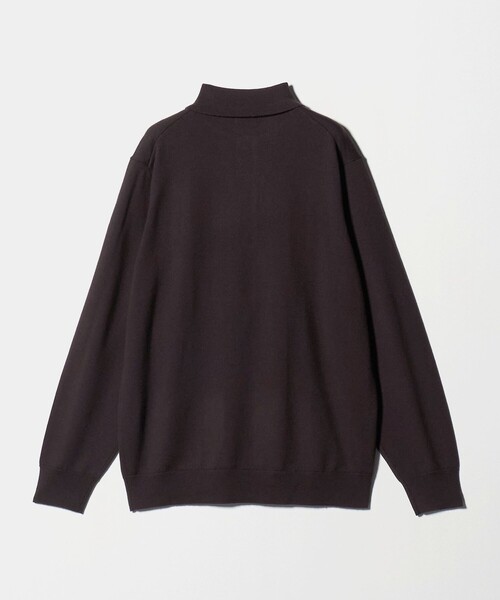 green label relaxing(グリーンレーベルリラクシング)の「Super 120's ハイゲージ ニット ポロシャツ(ニット/セーター・メンズ・ブラック/ダークブラウン/パープル・S/M/L/XL)」の22枚目の写真