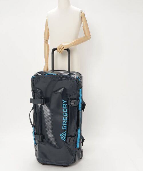 GREGORY(グレゴリー)の「アルパカウィールダッフル100 ALPACA WHEELED DUFFEL 100 スレートブルー(スーツケース/キャリーバッグ・メンズ・ブルー系・ONE SIZE)」の3枚目の写真