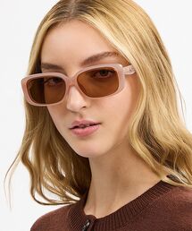 COACH（コーチ）の「キルテッド レクタングル サングラス（サングラス）」