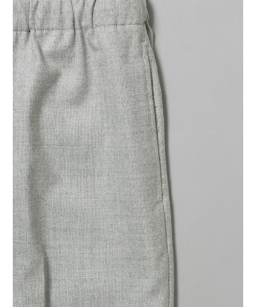 SUIT SQUARE（スーツスクエア）の「GOOVI イージーパンツ ストレッチ ウールサキソニー 無地（スラックス・メンズ・グレー系2/グレー系1・1/2/3）」の7枚目の写真