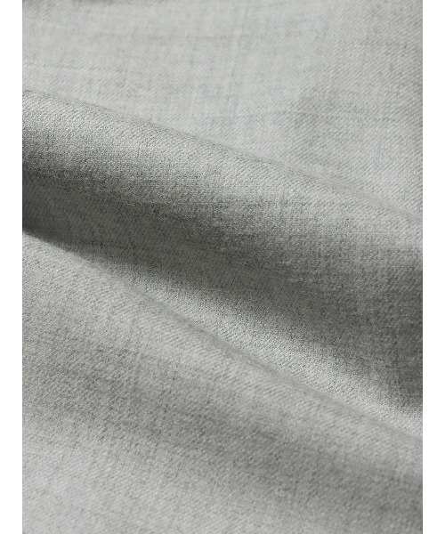 SUIT SQUARE（スーツスクエア）の「GOOVI イージーパンツ ストレッチ ウールサキソニー 無地（スラックス・メンズ・グレー系2/グレー系1・1/2/3）」の10枚目の写真