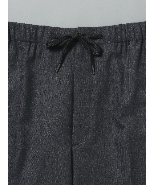 SUIT SQUARE（スーツスクエア）の「GOOVI イージーパンツ ストレッチ ウールサキソニー 無地（スラックス・メンズ・グレー系2/グレー系1・1/2/3）」の13枚目の写真