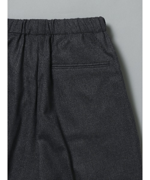 SUIT SQUARE（スーツスクエア）の「GOOVI イージーパンツ ストレッチ ウールサキソニー 無地（スラックス・メンズ・グレー系2/グレー系1・1/2/3）」の16枚目の写真