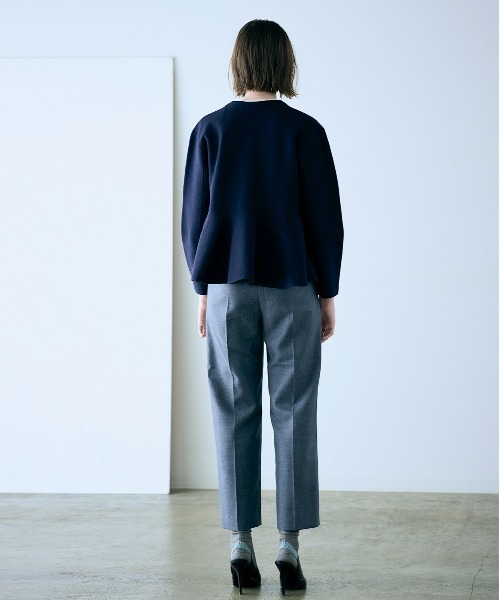 Marilyn Moon（マリリンムーン）の「milanorib peplum jacket（その他アウター・レディース・ネイビー/チャコールグレー/ブラック・FREE）」の11枚目の写真