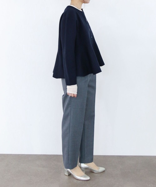 Marilyn Moon（マリリンムーン）の「milanorib peplum jacket（その他アウター・レディース・ネイビー/チャコールグレー/ブラック・FREE）」の19枚目の写真