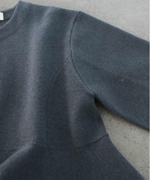 Marilyn Moon（マリリンムーン）の「milanorib peplum jacket（その他アウター・レディース・ネイビー/チャコールグレー/ブラック・FREE）」の22枚目の写真