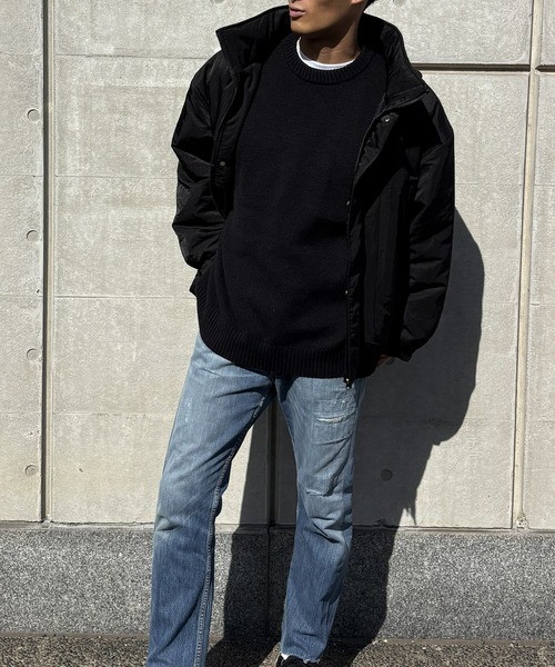 DRAW（ドロー）の「DRAW(ドロー) / モンスターショートパデットジャケット（ブルゾン・レディース・アイボリー/グレー/ブラック・MEDIUM/LARGE）」の2枚目の写真