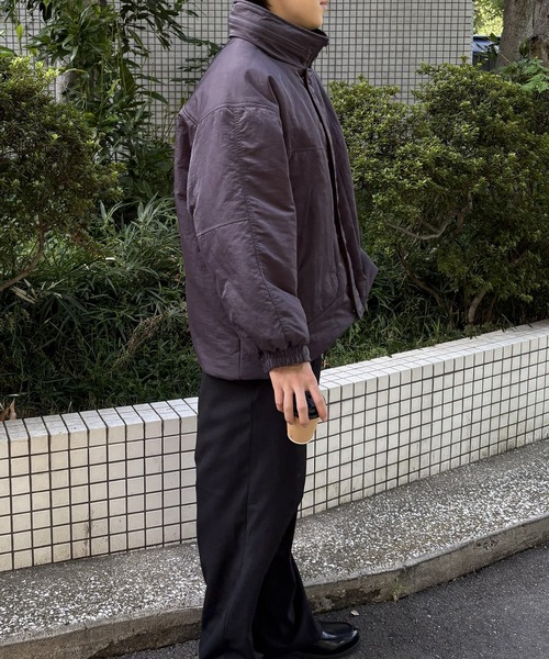 DRAW（ドロー）の「DRAW(ドロー) / モンスターショートパデットジャケット（ブルゾン・レディース・アイボリー/グレー/ブラック・MEDIUM/LARGE）」の22枚目の写真