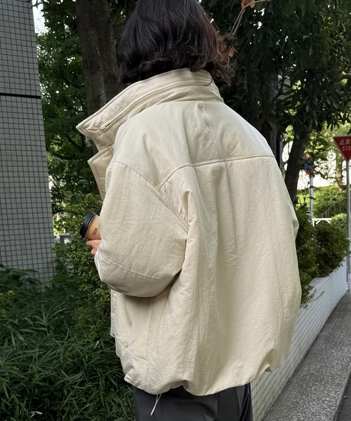 DRAW（ドロー）の「DRAW(ドロー) / モンスターショートパデットジャケット（ブルゾン・レディース・アイボリー/グレー/ブラック・MEDIUM/LARGE）」の14枚目の写真