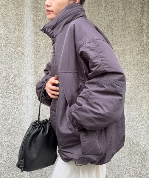 DRAW（ドロー）の「DRAW(ドロー) / モンスターショートパデットジャケット（ブルゾン・レディース・アイボリー/グレー/ブラック・MEDIUM/LARGE）」の4枚目の写真