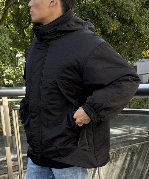 DRAW（ドロー）の「DRAW(ドロー) / モンスターショートパデットジャケット（ブルゾン・レディース・アイボリー/グレー/ブラック・MEDIUM/LARGE）」の8枚目の写真