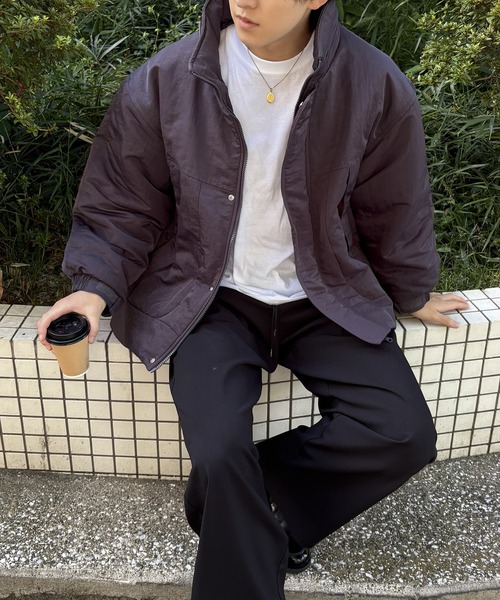 DRAW（ドロー）の「DRAW(ドロー) / モンスターショートパデットジャケット（ブルゾン・レディース・アイボリー/グレー/ブラック・MEDIUM/LARGE）」の19枚目の写真