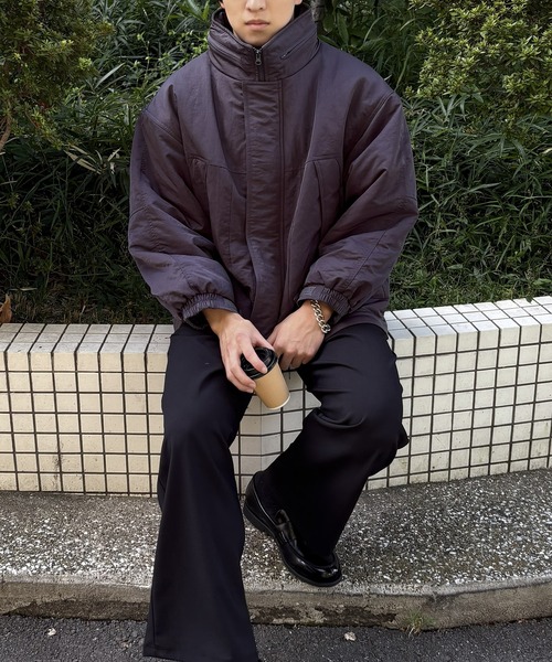 DRAW（ドロー）の「DRAW(ドロー) / モンスターショートパデットジャケット（ブルゾン・レディース・アイボリー/グレー/ブラック・MEDIUM/LARGE）」の18枚目の写真