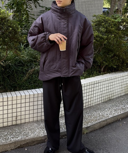 DRAW（ドロー）の「DRAW(ドロー) / モンスターショートパデットジャケット（ブルゾン・レディース・アイボリー/グレー/ブラック・MEDIUM/LARGE）」の16枚目の写真