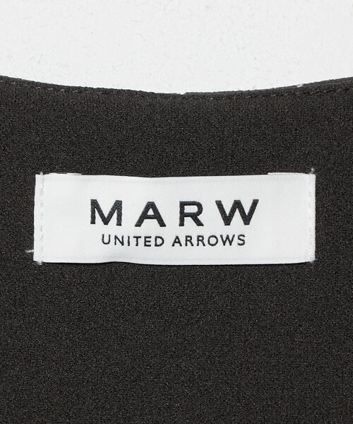 MARW UNITED ARROWS マルゥ ジャージー Vネック ワンピース MARW UNITED ARROWS＞ジャージー Vネック ワンピース