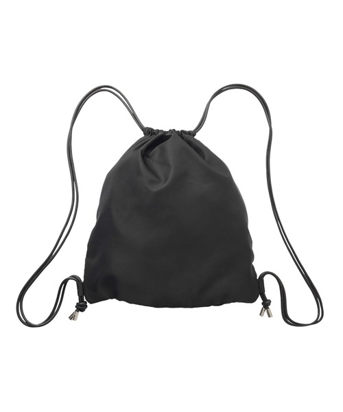 X-girl（エックスガール）の「RHINESTONE KNAPSACK（バックパック/リュック・レディース・グレー/ブラック・ONE SIZE）」の5枚目の写真