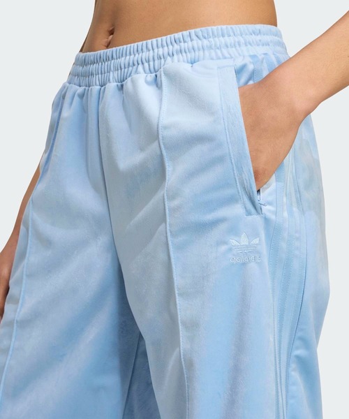 adidas ベロア　トラックパンツ　ブルー　ジャージ　アディダスオリジナルス アディカラー ベロア トラックパンツ / アディダスオリジナルス adidas