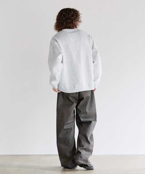 Dickies(ディッキーズ)の「Dickies 裏起毛クルーネック長袖プルオーバー/ブランドロゴ刺繍/ワッペン/バックシンボルプリント刺繍(スウェット・メンズ・ブラック系2/ブラウン/ブラック系1/ブラウン系2/ブラウン系1/ブラック/ネイビー/ネイビー系1/ネイビー系2/ベージュ系2/ベージュ/ベージュ系1・LL/M/L)」の21枚目の写真