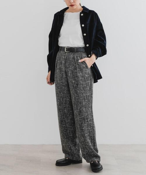 F by ROSSO（エフバイロッソ）の「F by ROSSO　コーデュロイシャツジャケット（その他アウター・レディース・ネイビー/ホワイト系その他・FREE）」の10枚目の写真