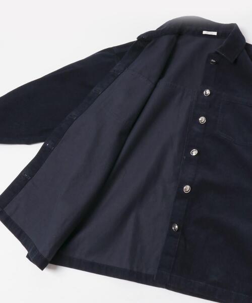 F by ROSSO（エフバイロッソ）の「F by ROSSO　コーデュロイシャツジャケット（その他アウター・レディース・ネイビー/ホワイト系その他・FREE）」の12枚目の写真