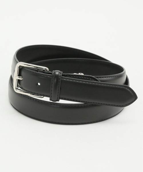 TAKA-Q（タカキュー）の「【表牛革】タカキュー シングルピンベルト（ベルト・メンズ・ダークウッド/ブラック・FREE）」の2枚目の写真