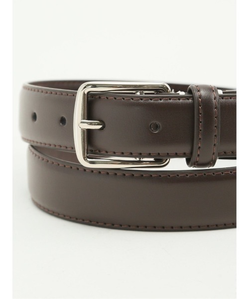 TAKA-Q（タカキュー）の「【表牛革】タカキュー シングルピンベルト（ベルト・メンズ・ダークウッド/ブラック・FREE）」の5枚目の写真