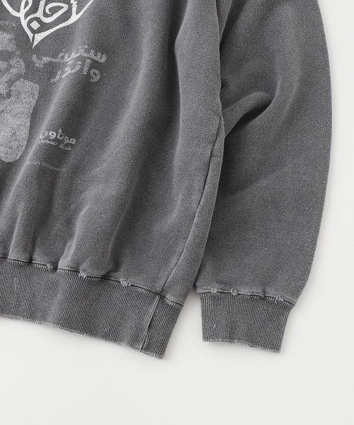 Lamrof(ラムロフ)の「LAMROF / ラムロフ BLIND GENIUS SWEAT(スウェット・メンズ・ホワイト/ブラウン/ブラック・2/1)」の7枚目の写真