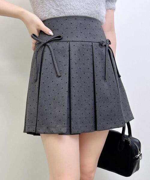 リボンボックスプリーツスカパン（スカート）｜INGNI（イング）の