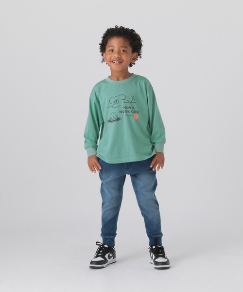 セール】ヘビロッTEEプリント長袖/T/587897（Tシャツ/カットソー