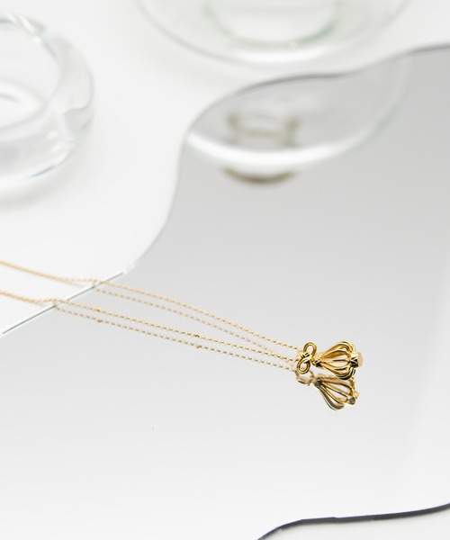 KONRON/コンロン」Pendant : Yoi SV925 w/gold coating 40cm 
