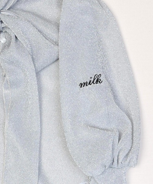 MILK（ミルク）の「ラメ Ribbon トップス（シャツ/ブラウス・レディース・A/C・FREE）」の12枚目の写真
