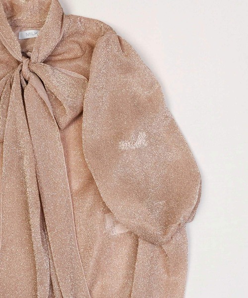 MILK（ミルク）の「ラメ Ribbon トップス（シャツ/ブラウス・レディース・A/C・FREE）」の15枚目の写真