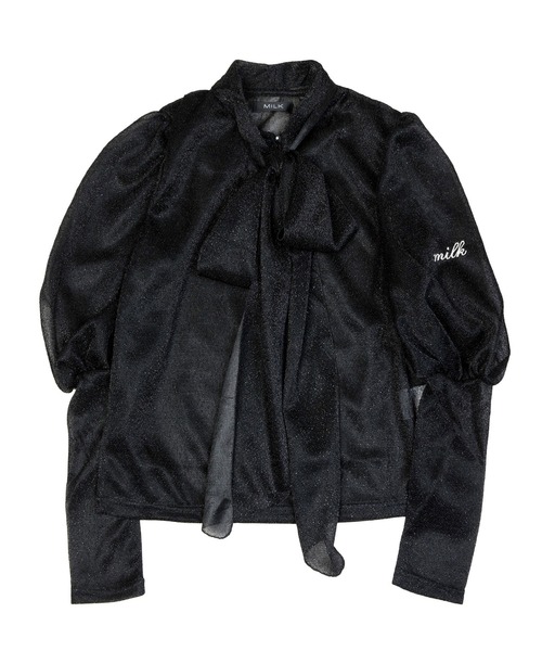 MILK（ミルク）の「ラメ Ribbon トップス（シャツ/ブラウス・レディース・A/C・FREE）」の7枚目の写真